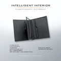 COLDFIRE Flex Ultra intelligent interior — 5 card slots, ID window, quick-access outside pocket, bill compartment, RFID Data Armor
